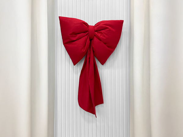 Bow 100 x 60 Cushion Christmas Decoration Decorative Big Bow 02