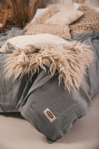 240 x 210 Decorative Muslin Bedspread 44