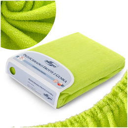 Prześcieradło Frotte z Gumką 052_D Limonka 180x200