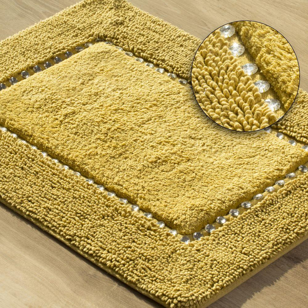Cotton Rug 60 x 90 Chic Mustard