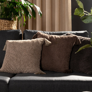 Pillowcase 45 x 45 Decorative Pompoms Elda 03 Powder