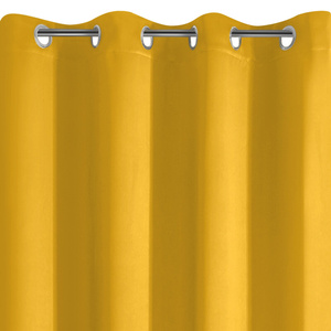 Curtain 135 x 250 Decorative Blackout Logan Mustard