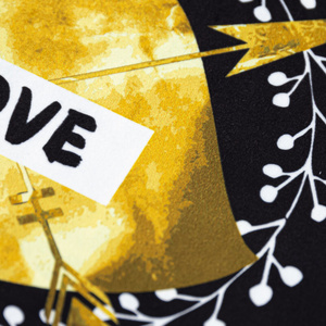 Pillowcase 40 x 40 Decorative Heart Velvet 04