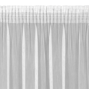 Decorative curtain Nice 350 x 270 Tape White