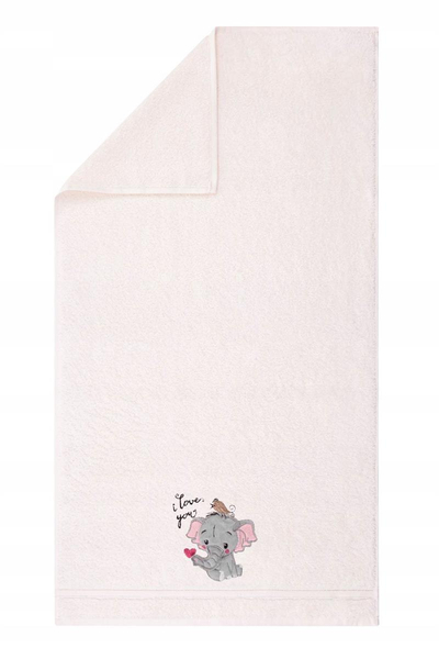 Towel 50 x 90 Children's Cotton 450g Elephant