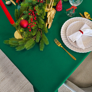 Tablecloth 150x350 Stain-Resistant Surbo Bottle Green