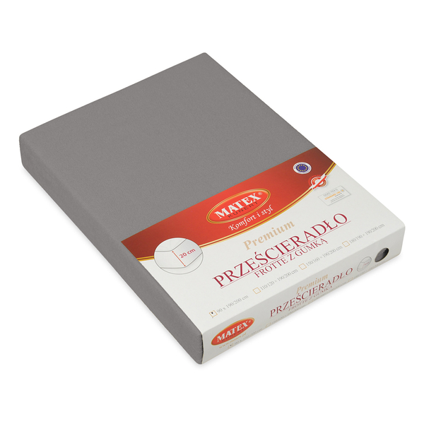 Prześcieradło 220 x 200 Frotte z Gumką PREMIUM 44
