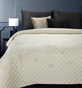 Narzuta 170 x 210 Pikowana Velvet Lori Krem