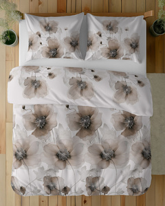 Bedding 160 x 200 3pcs Asti Satin Cotton 4817D