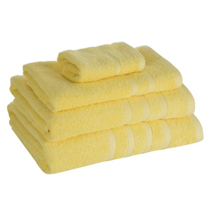 Towel 100 x 150 Bath Frotte Milo 09 Yellow