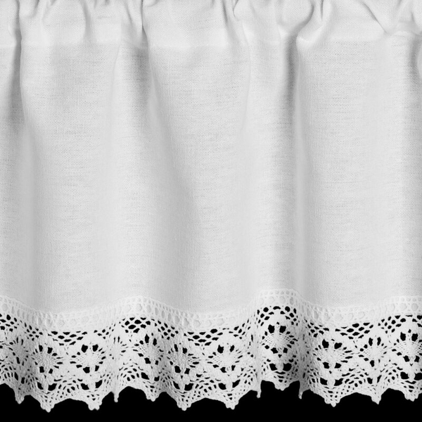 Firana Dekoracyjna Gotowa Clarie Bia 60 x 150 Taś