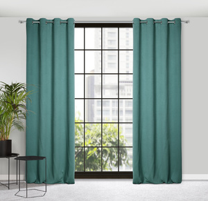 Amaro Blackout Curtain 140 x 250 Turquoise