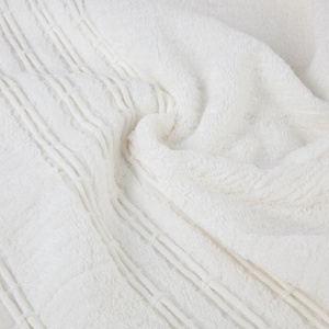 Romeo 01 White 50 x 90 Terry Bath Towel