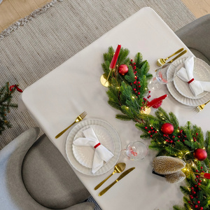 Tablecloth 110x160 Stain-Resistant Surbo Cream