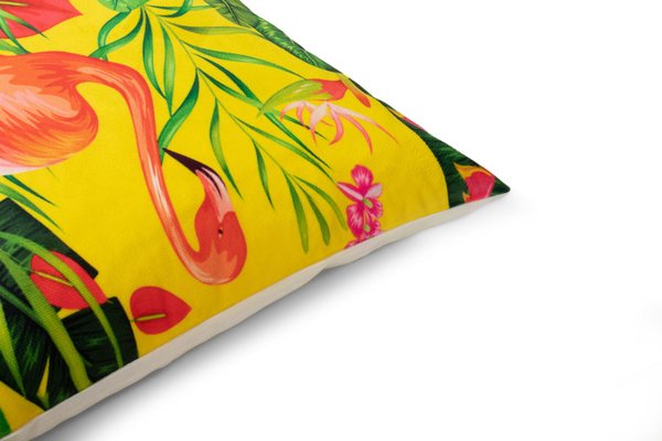 Tropical Velvet Decorative Pillowcase 08 40x40