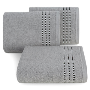 Fiore Bath Towel (03) 50 x 90 Steel