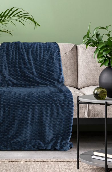 Koc 200 x 220 Mikrofibra Design Cindy6 Granat