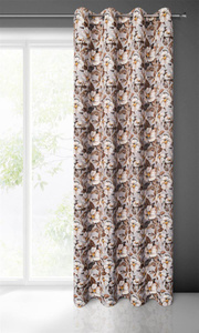 Curtain 140 x 250 Decorative Simona Beige+Brown
