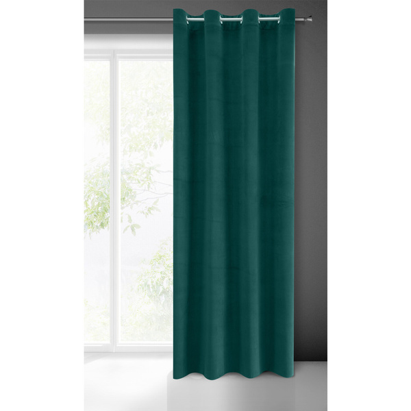 Zasłona 140 x 250 Dekoracyjna Welwet Milo C. Ziele