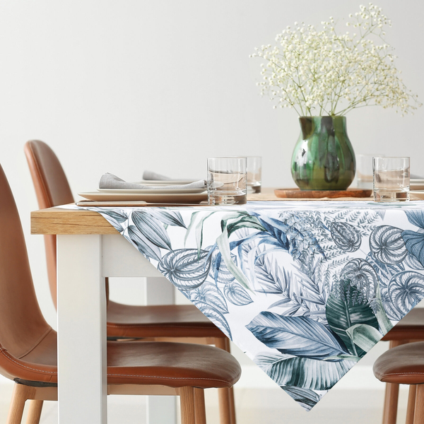 Obrus 85 x 85 Dekoracyjny Velvet Davos2 Ziel+Sre