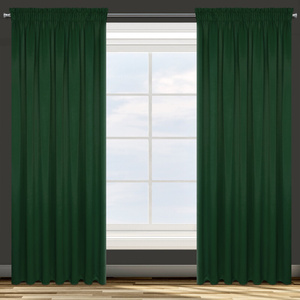 Curtain 135 x 270 Decorative Parisa Dark Green