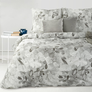 Bedding 160 x 200 3cz Satin Nelly3 Steel