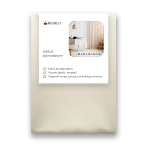 Tablecloth 120x200 Stainproof Classic Savio Cream