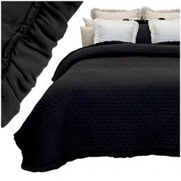 Narzuta 220 x 240 Pikowana Z Falbaną Celia 02