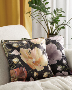 Cushion cover 45 x 45 Decorative Velvet 115 Black+Honey
