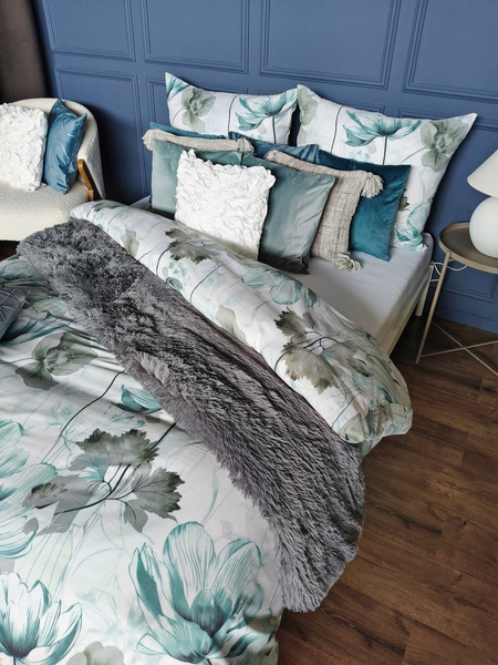 40 x 40 Decorative pillowcase Melanie Blue