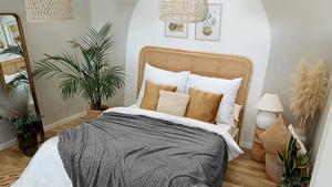 Blanket 200 x 220 Microfiber Embossed Plush Ala 3D Circle 06