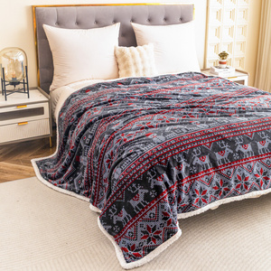 Koc 160 x 200 Mikrofibra Świąteczna Hayat 102