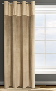 Curtain 140 x 250 Decorative Drawstring Agnes Beige