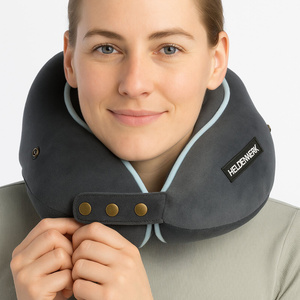 Memory Rogal Travel Pillow with Hood Comfy 01