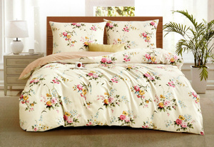 Bedding 200 x 220 3pcs Cotton Satin Elway 6283