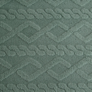 Blanket 200 x 220 Design Microfiber Braid Mint