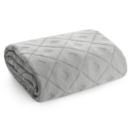 Narzuta 220 x 240 Design Pikowana Alara6 Srebrny