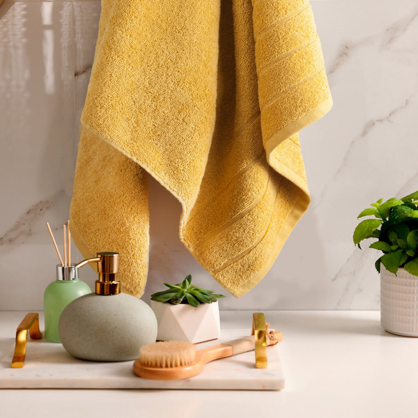 Ręcznik 70 x 140 Kąpielowy Bawełna Dali 12 Musztar