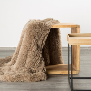 Blanket 170 x 210 Double-sided Fur Tifany1 Beige