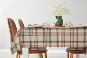 140 x 200 Decorative Piritu Brick Tablecloth