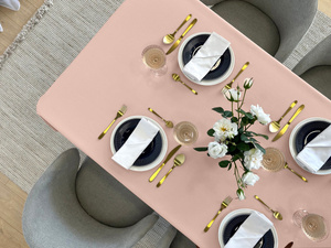 Tablecloth 140x260 Stain-Resistant Surbo Powder Pink