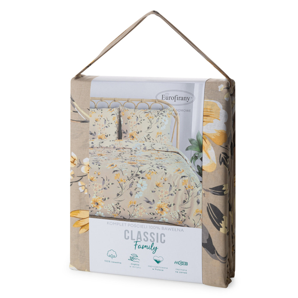 Pościel 160 x 200 3cz Bawełniana Classic Emy
