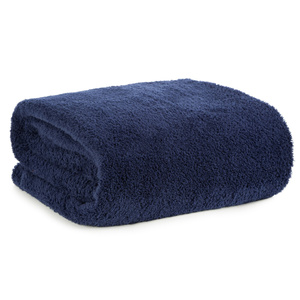 Blanket 70 x 160 Microfiber Lamb Lori Navy Blue