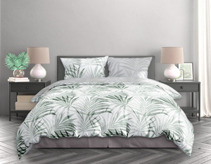 Bedding 220 x 200 3 pcs Satin Milagro Verde 004