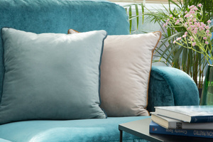 Velvet pillowcase Mel 40 x 40 Dark blue