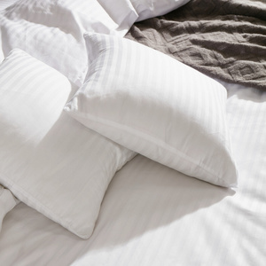 Pillowcase 40 x 40 Cotton Adamash White