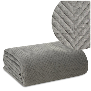 Bedspread 220 x 240 Quilted Len3 Graphite