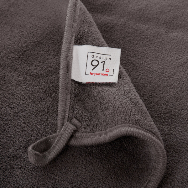 Towel 40 x 40 Absorbent Microfiber Tala Steel