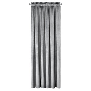 Curtain 135 x 270 Decorative Velvet Rosa Silver