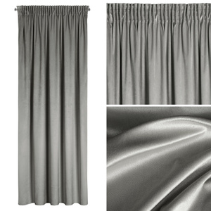 Zasłona 140 x 270 Dekoracyjna Marlen Stal